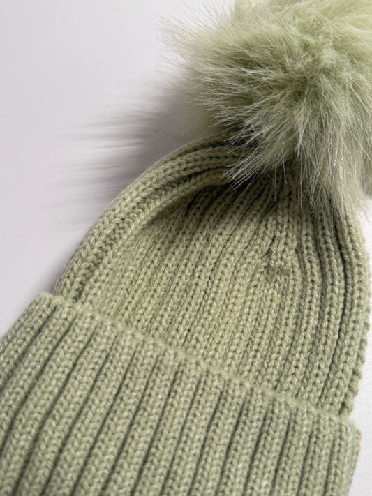 baby pom pom beanies